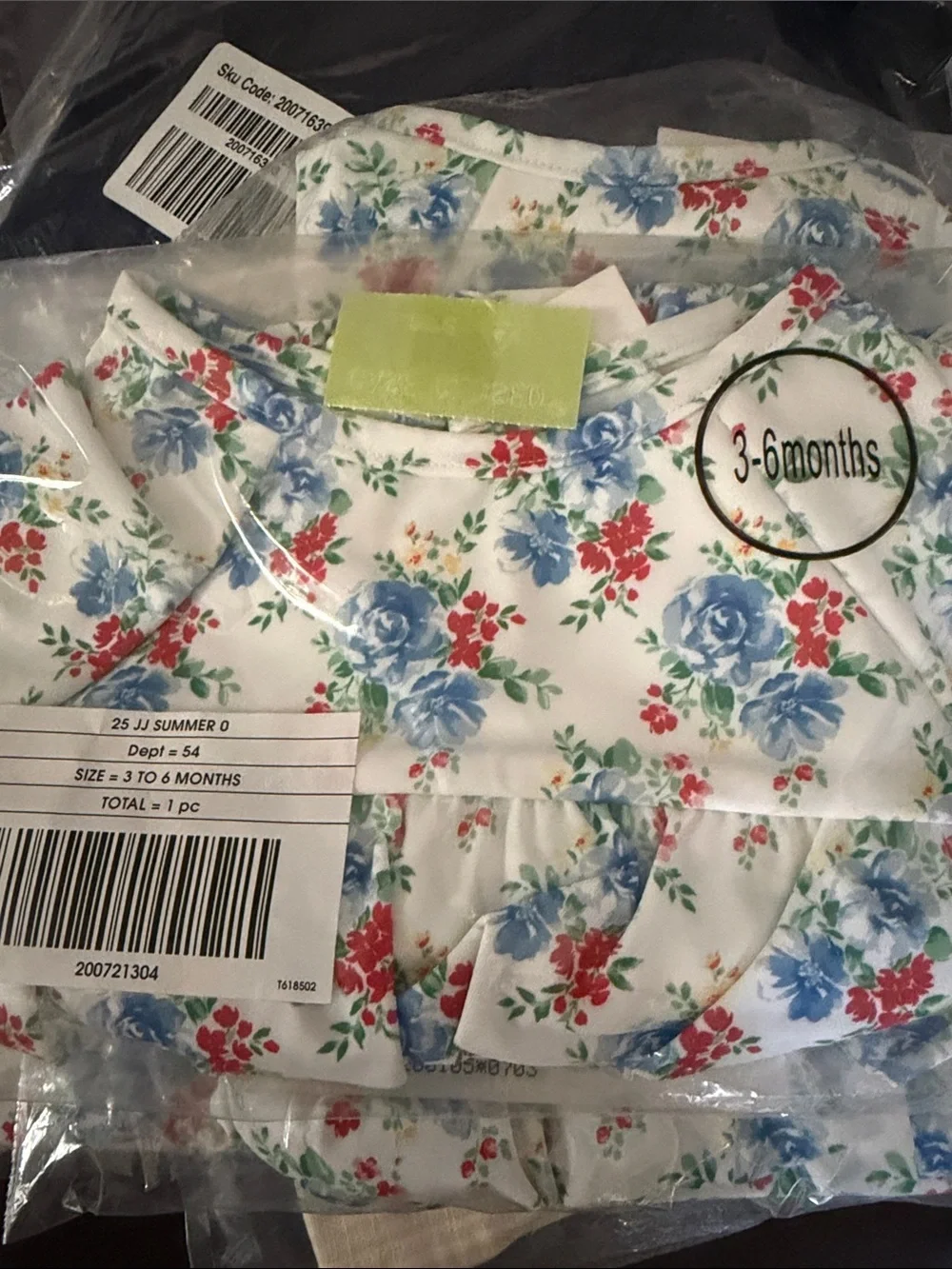 Baby Girls White Floral Ruffle Swim Set